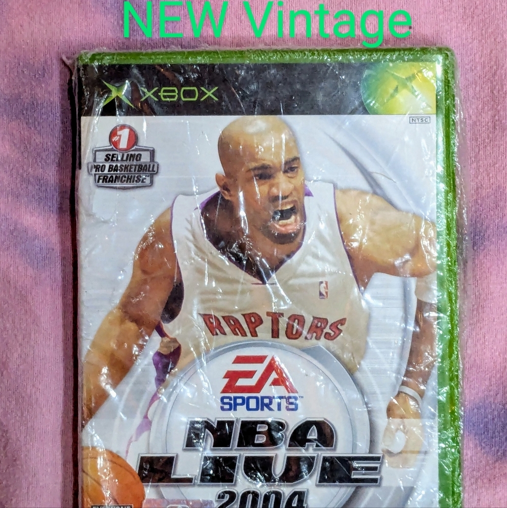 NEW NBA Live 2004 Xbox Game vintage video game sport classic nostalgia EA Sports
